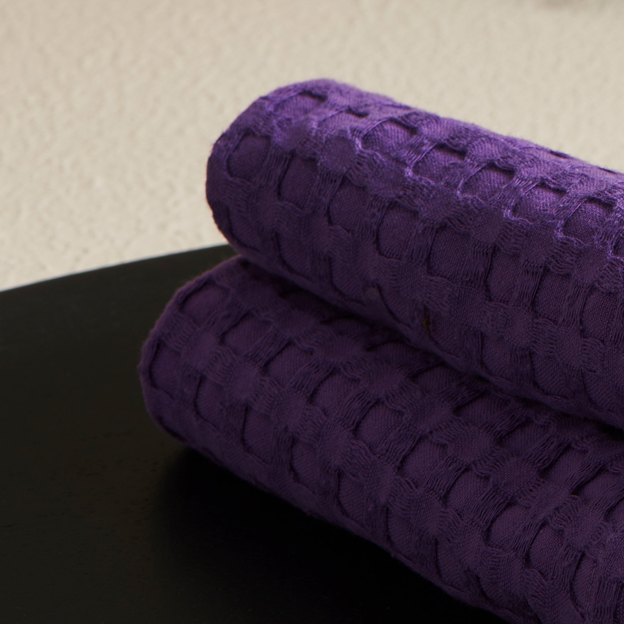 Wild Orchid | Cotton | Waffle | Face Towels - Set of 2