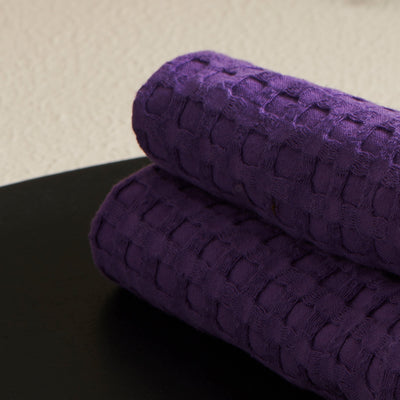 Wild Orchid | Cotton | Waffle | Face Towels - Set of 2