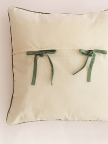 Cotton Cushion Cover - Wildflower Block Printed