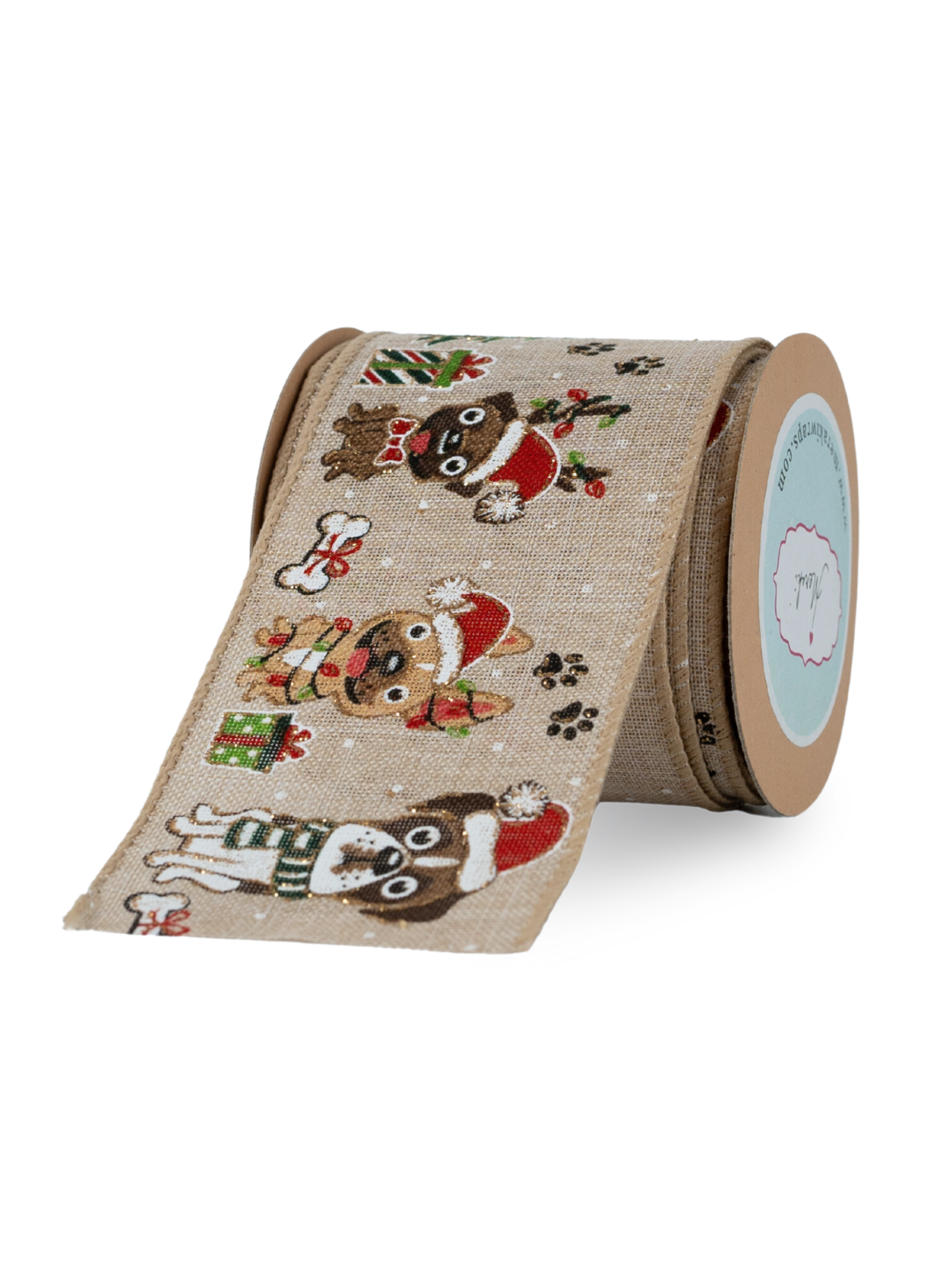Ribbons & Bunting | Winter Dogs Printed Ribbon – The Purple Pony