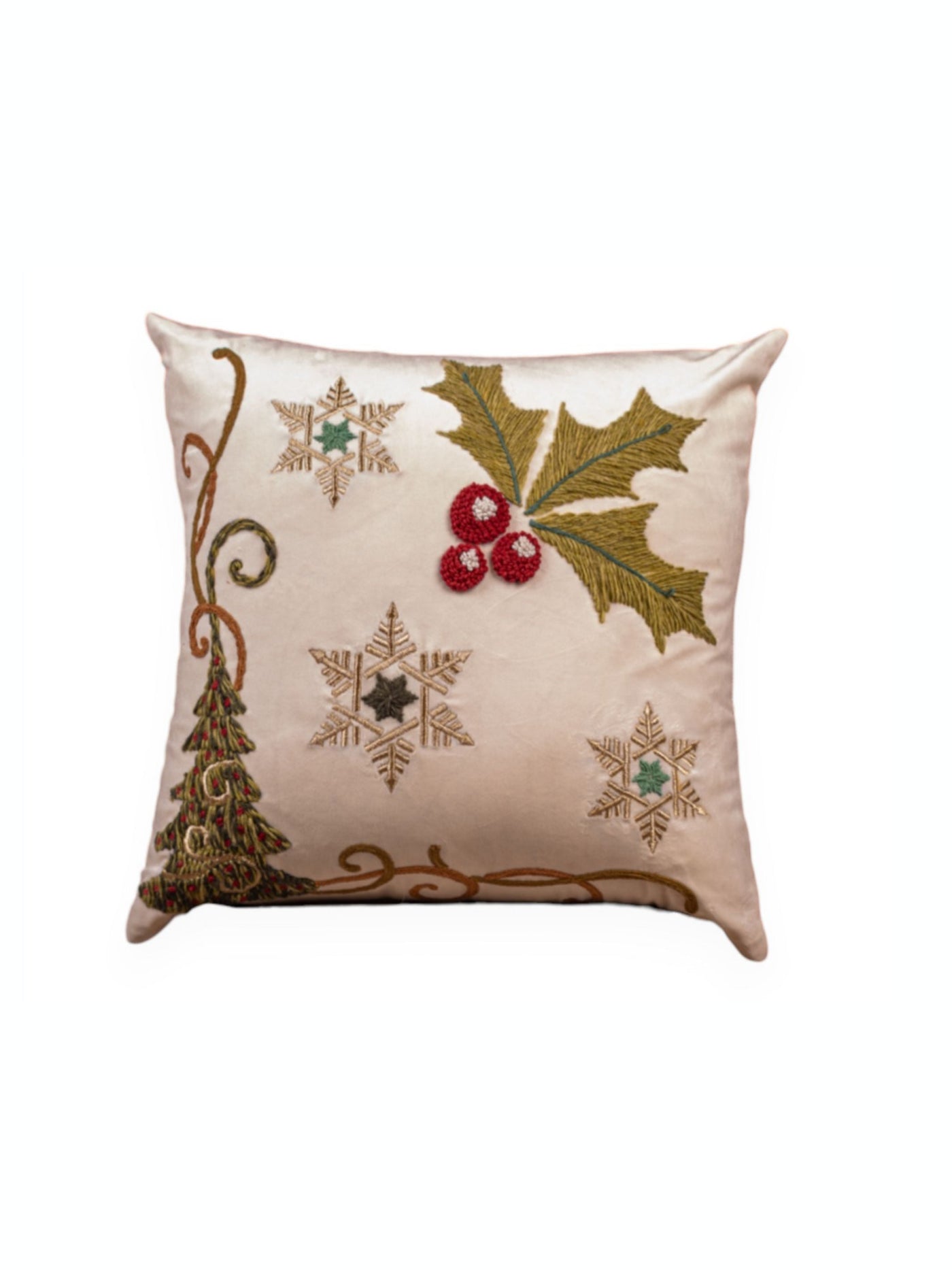 Winter Holly Cushion Cover