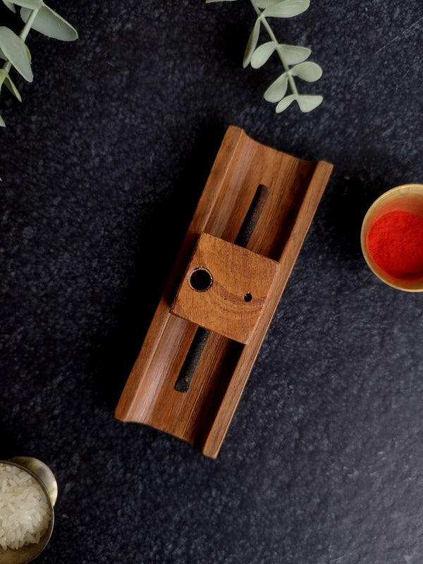 Wooden Dhoop Dish