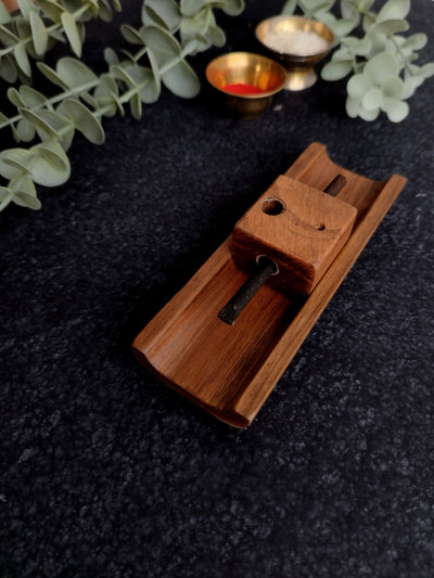 Wooden Dhoop Dish