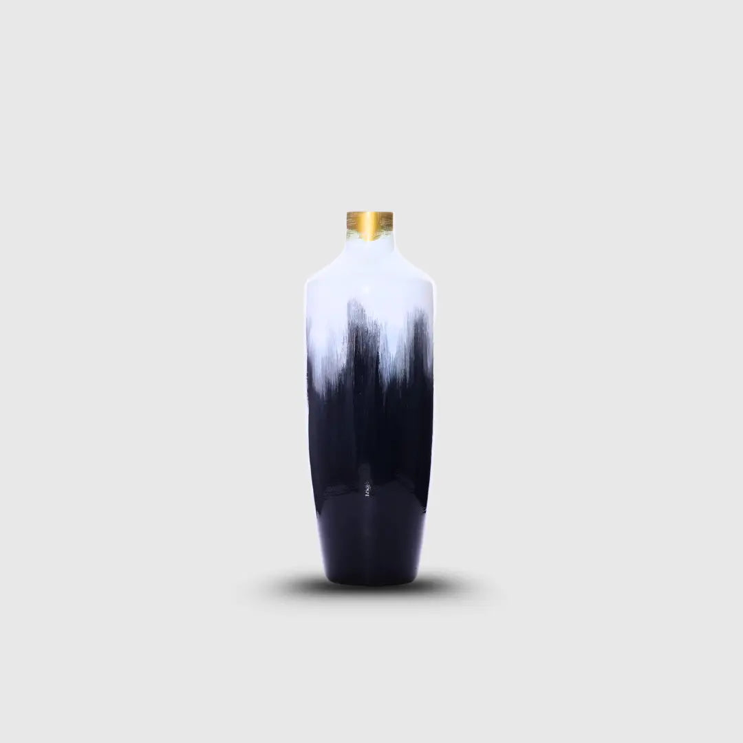 Wooden Horizon Vase Short