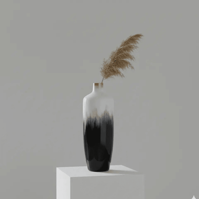 Wooden Horizon Vase Tall