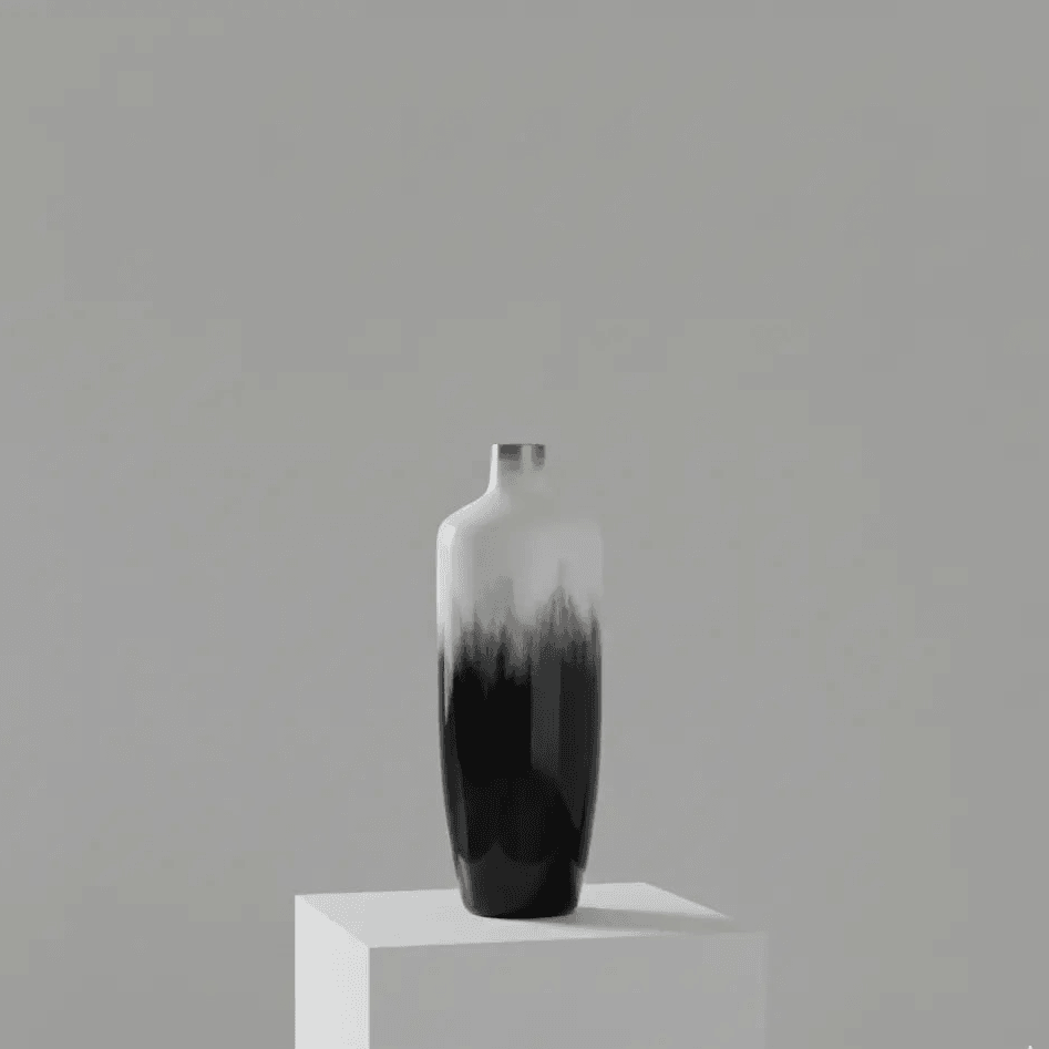 Wooden Horizon Vase Tall