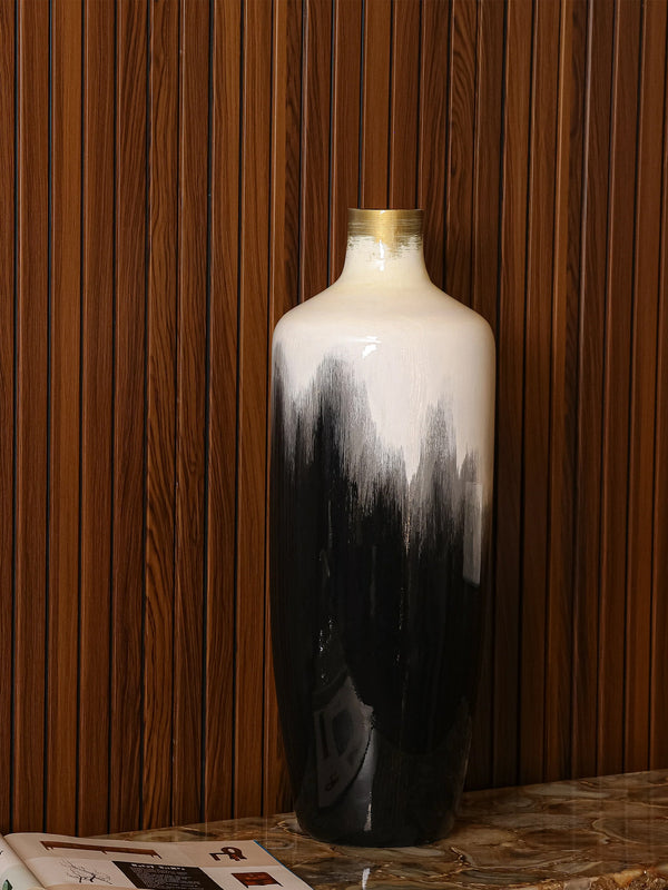 Wooden Horizon Vase Short
