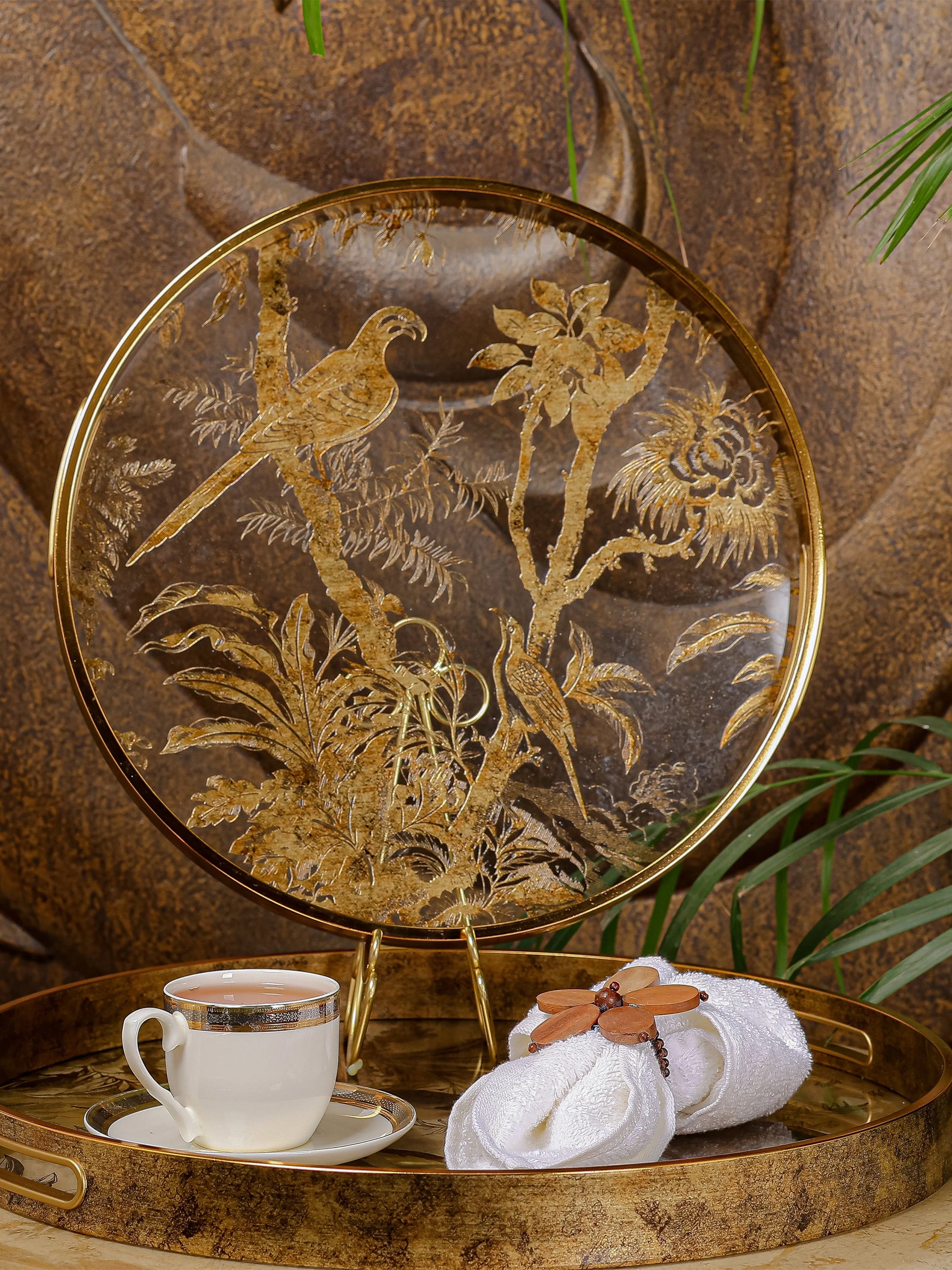 Woodpecker Serving Tray - Set Of 2