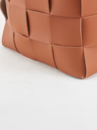 Woven Leather Basket