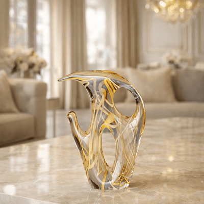 Yellow Abstract Sculpture