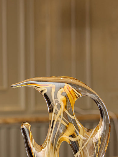 Yellow Abstract Sculpture