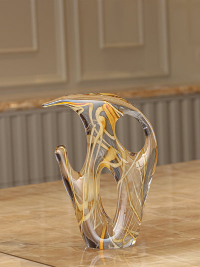 Yellow Abstract Sculpture
