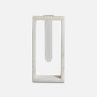 TUBULE - IVORY MARBLE GLASS DECOR VASE