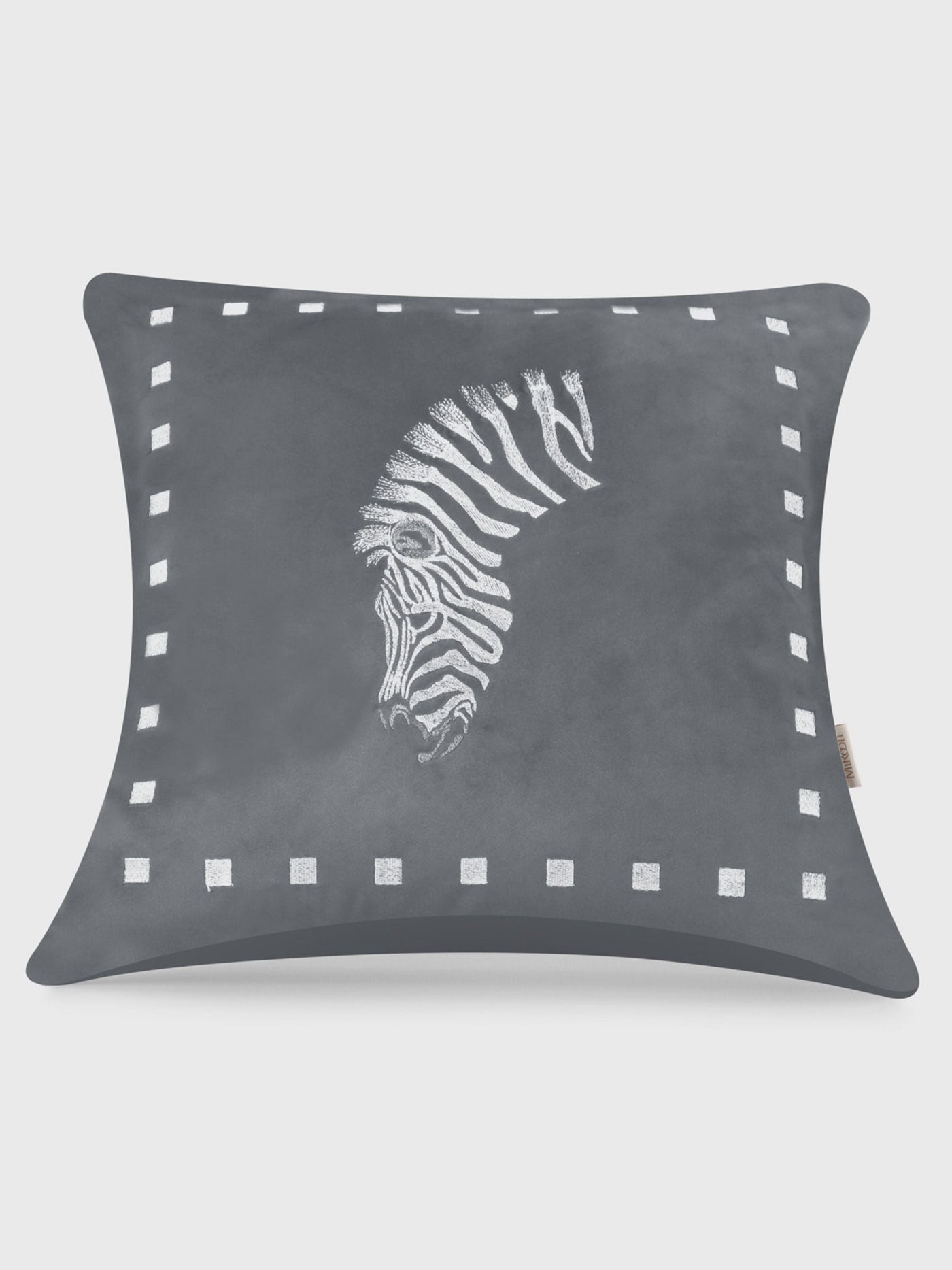 Zarika Ash Velvet Cushion