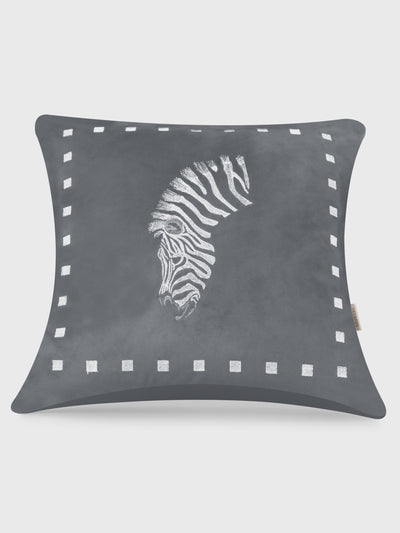 Zarika Ash Velvet Cushion