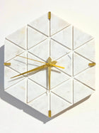 Marble Wall Clock - White