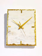 Marble Wall Clock - White
