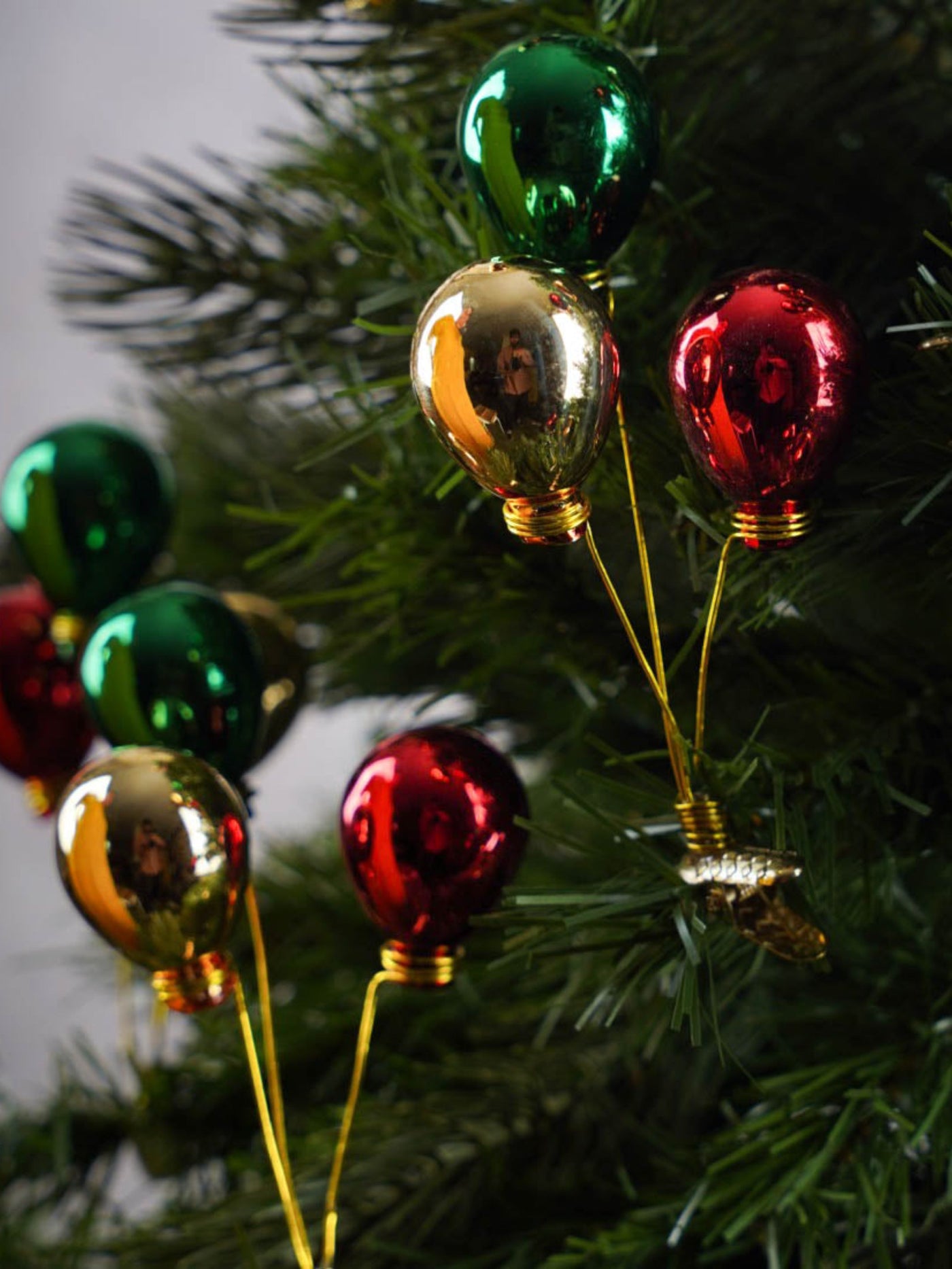 Balloon Christmas Clips Ornaments