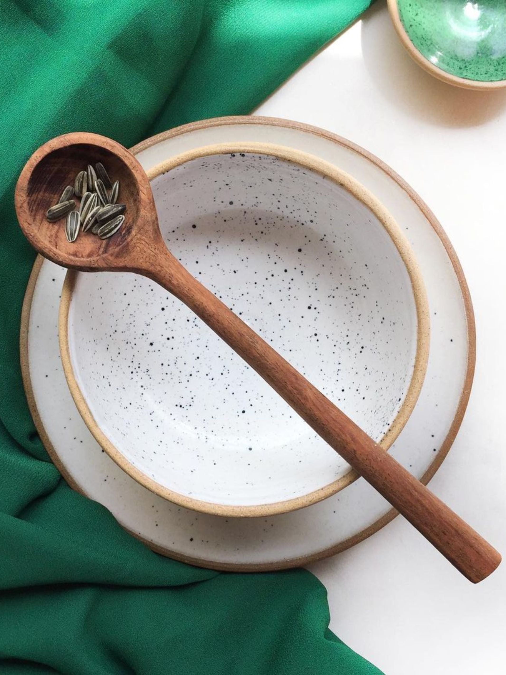 Soup Bowl Speckled Snow
