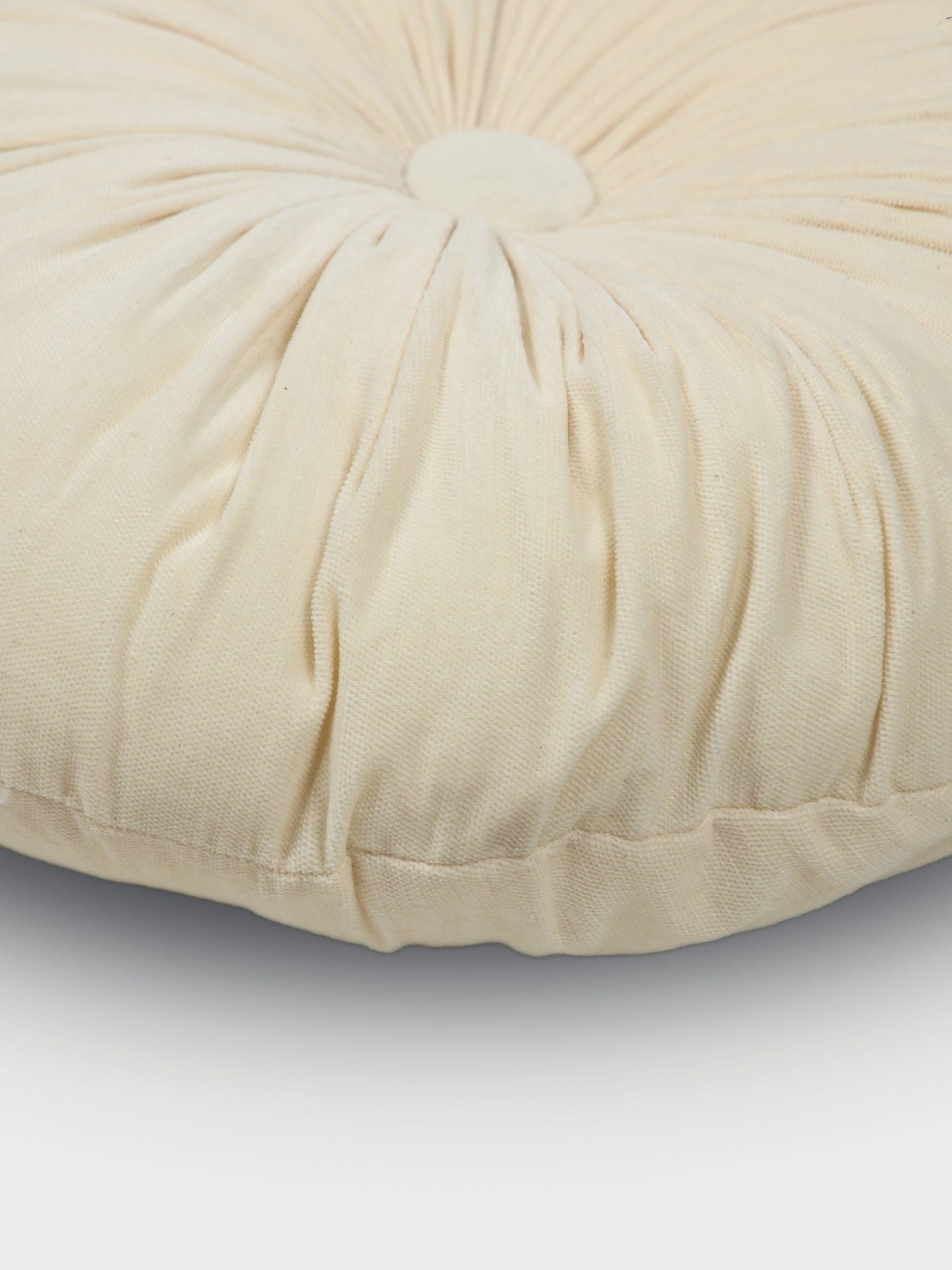 Round Cushion Cover - Cuddle Ivory