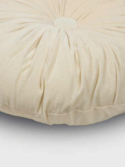 Round Cushion Cover - Cuddle Ivory