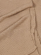 Throw - Sand Moss Knit