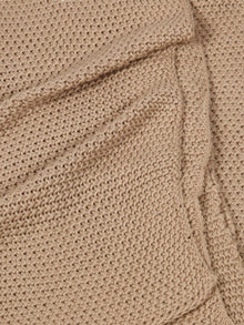 Throw - Sand Moss Knit