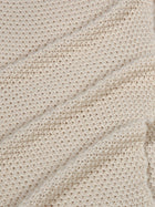 Knit Throw - Ivory Moss