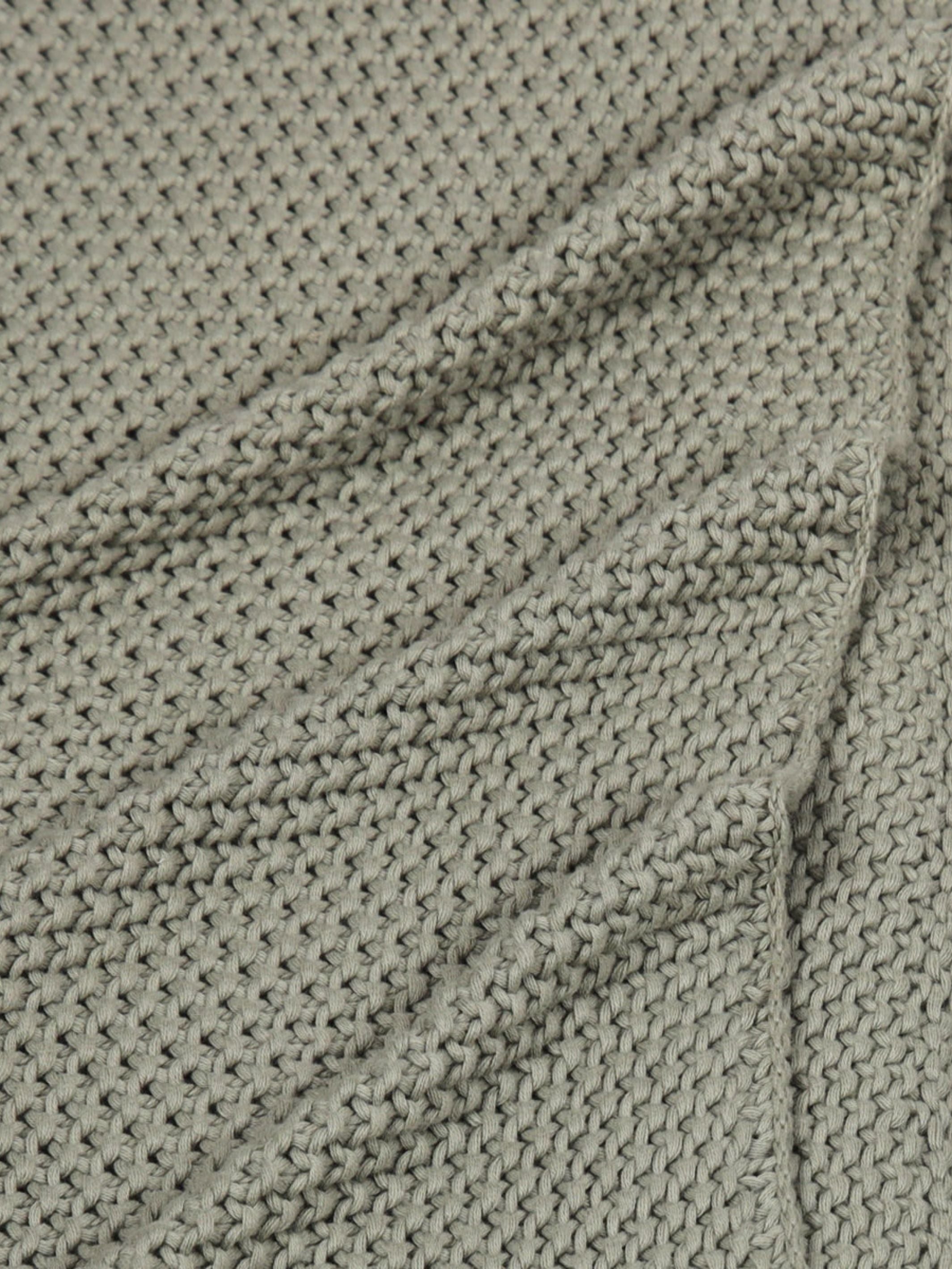 Throw - Sage Moss Knit