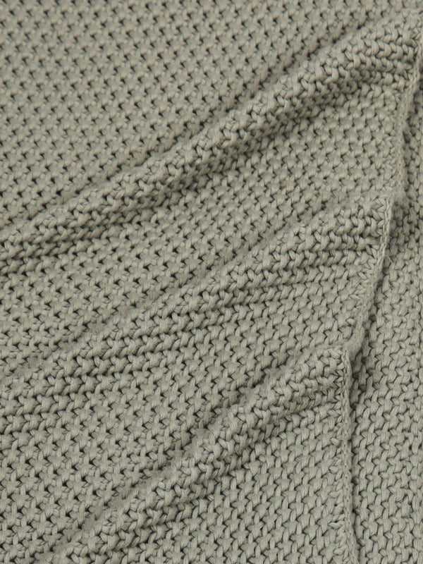 Throw - Sage Moss Knit