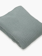 Knit Throw - Duck Egg Moss