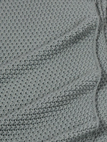 Knit Throw - Duck Egg Moss