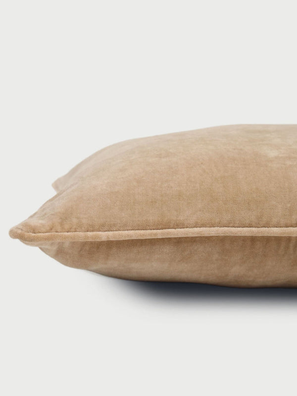 Cushion Cover - Bisque Velvet Euro Sham