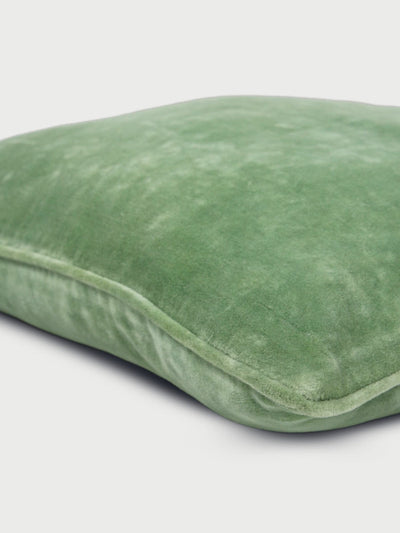 Cushion Cover - Celadon Green Velvet