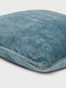 Cushion Cover - Azure Velvet Euro Sham