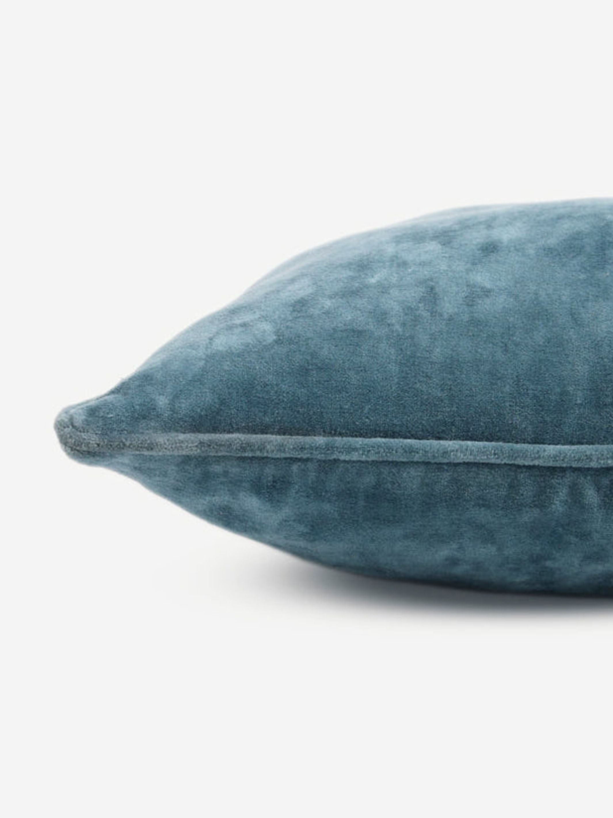 Cushion Cover - Azure Velvet Euro Sham