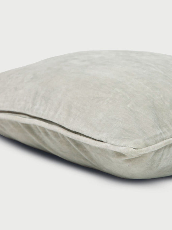 Cushion Cover - Dove Grey Velvet