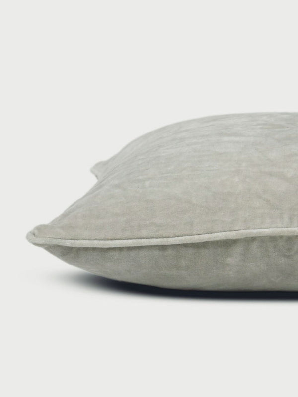 Cushion Cover - Dove Grey Velvet