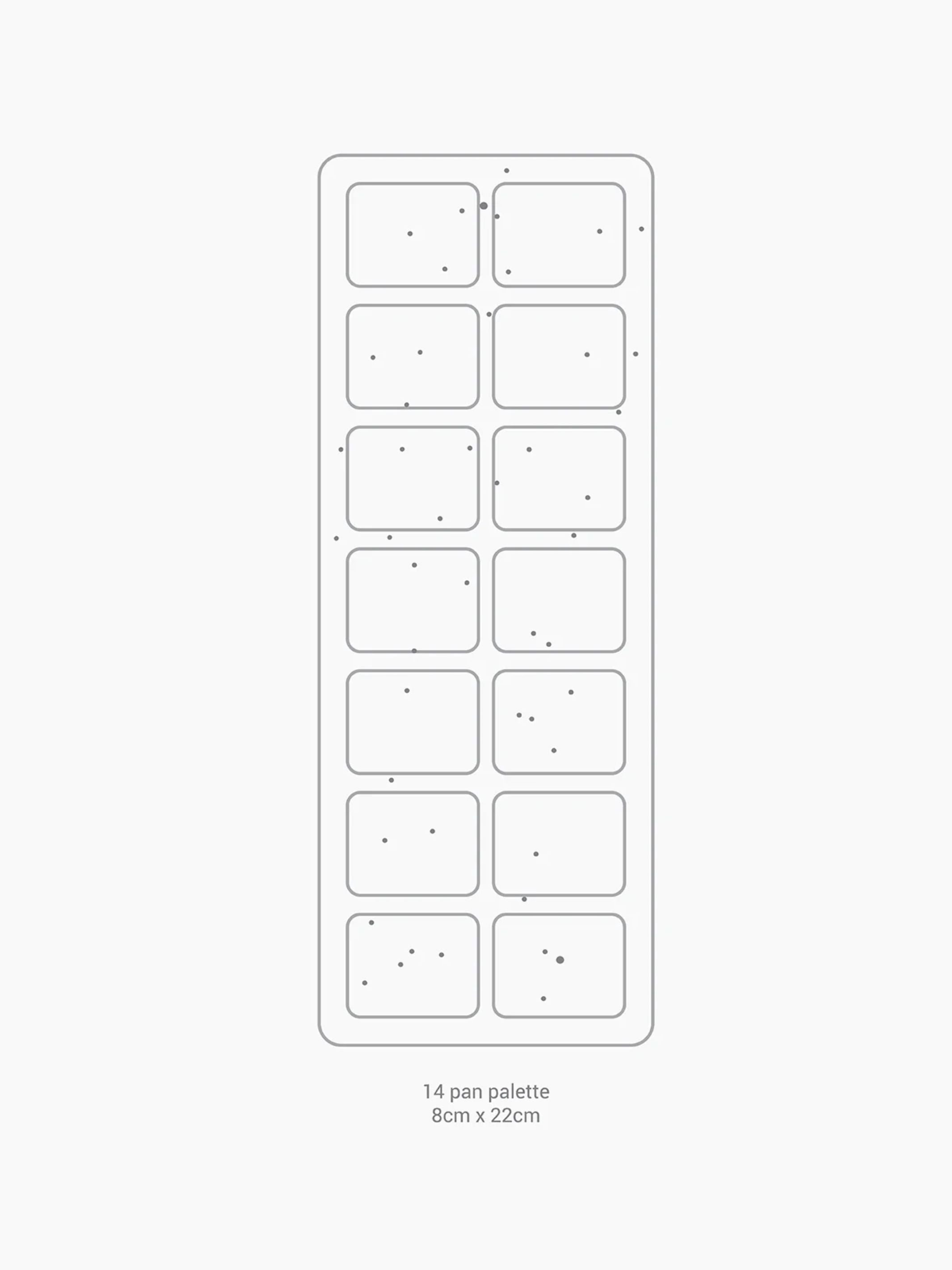 Color Palette - 14 Pan  - Artists Tool