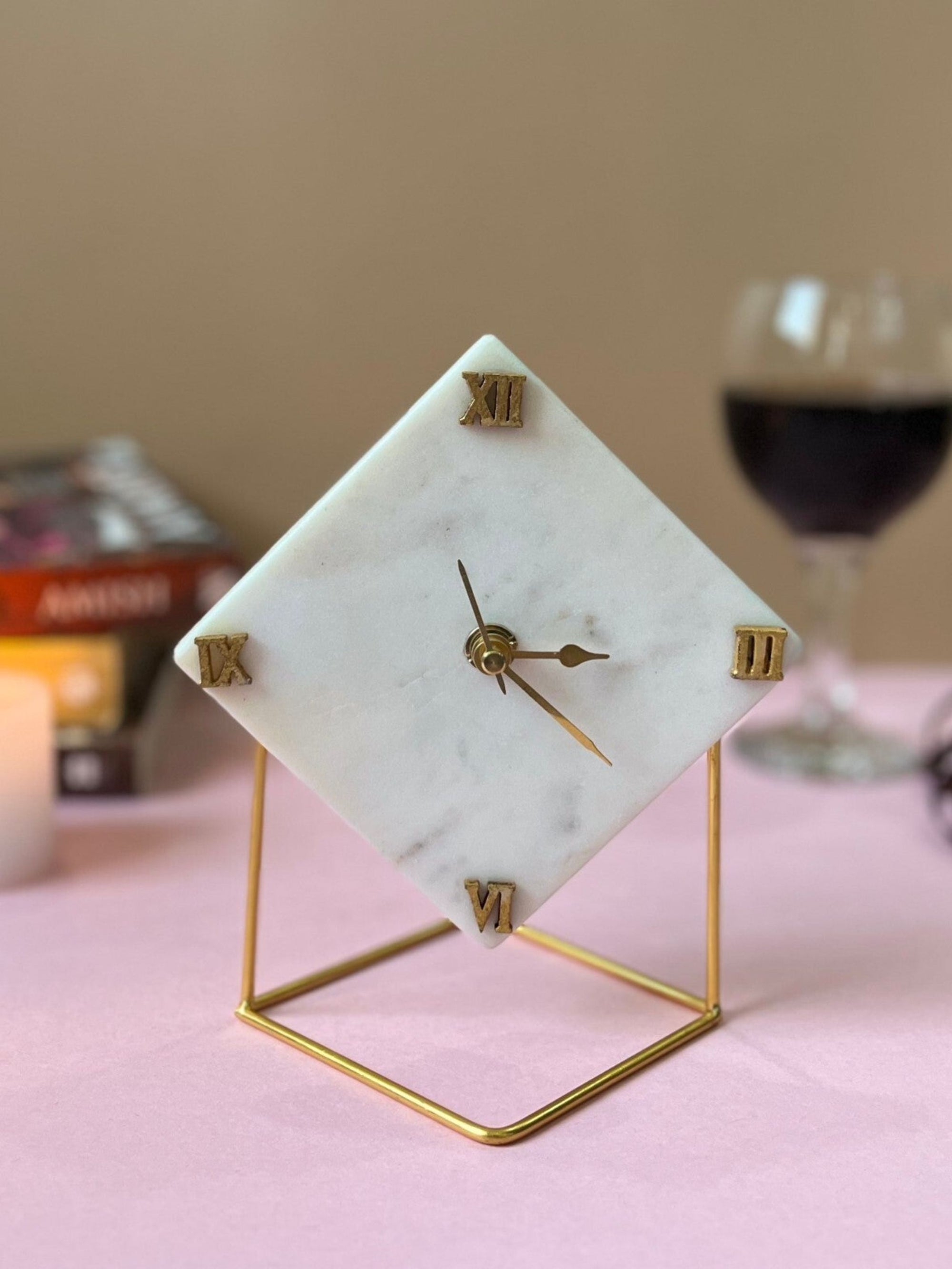 Marble Desktop Clock