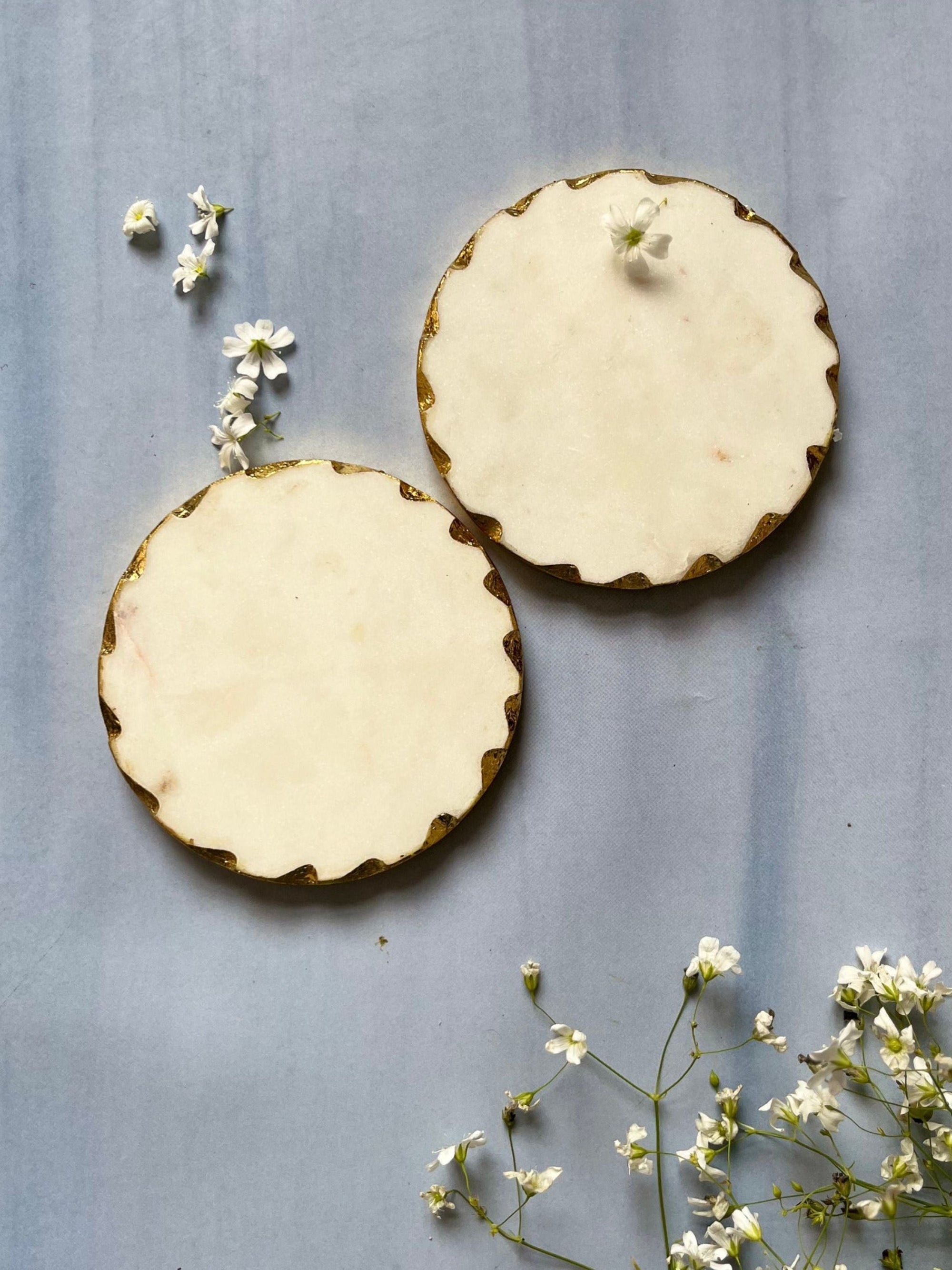 White Marble Coaster