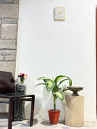 Marble Wall Clock - White