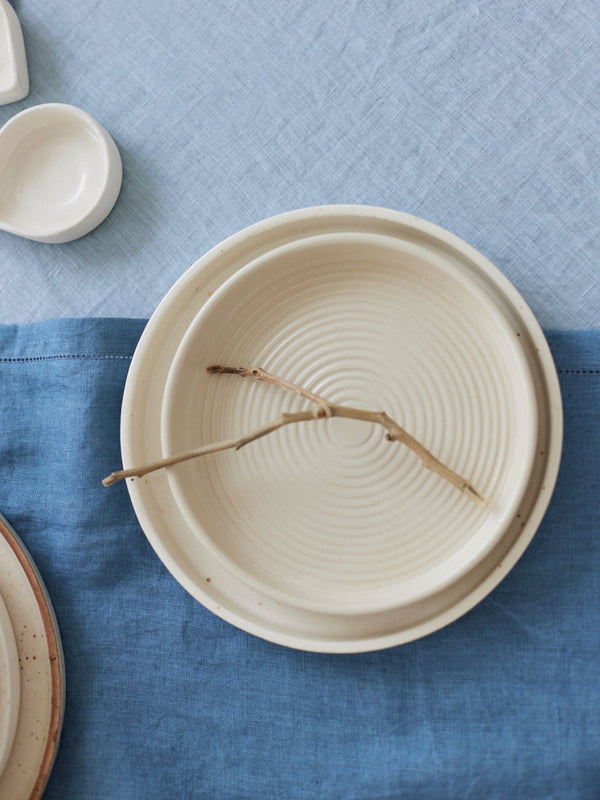 Linen Table Runner - Baby Blue