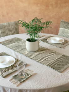 Handwoven Reversible Table Mat Set of 2