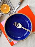 Coupe Salad Bowl Cobalt