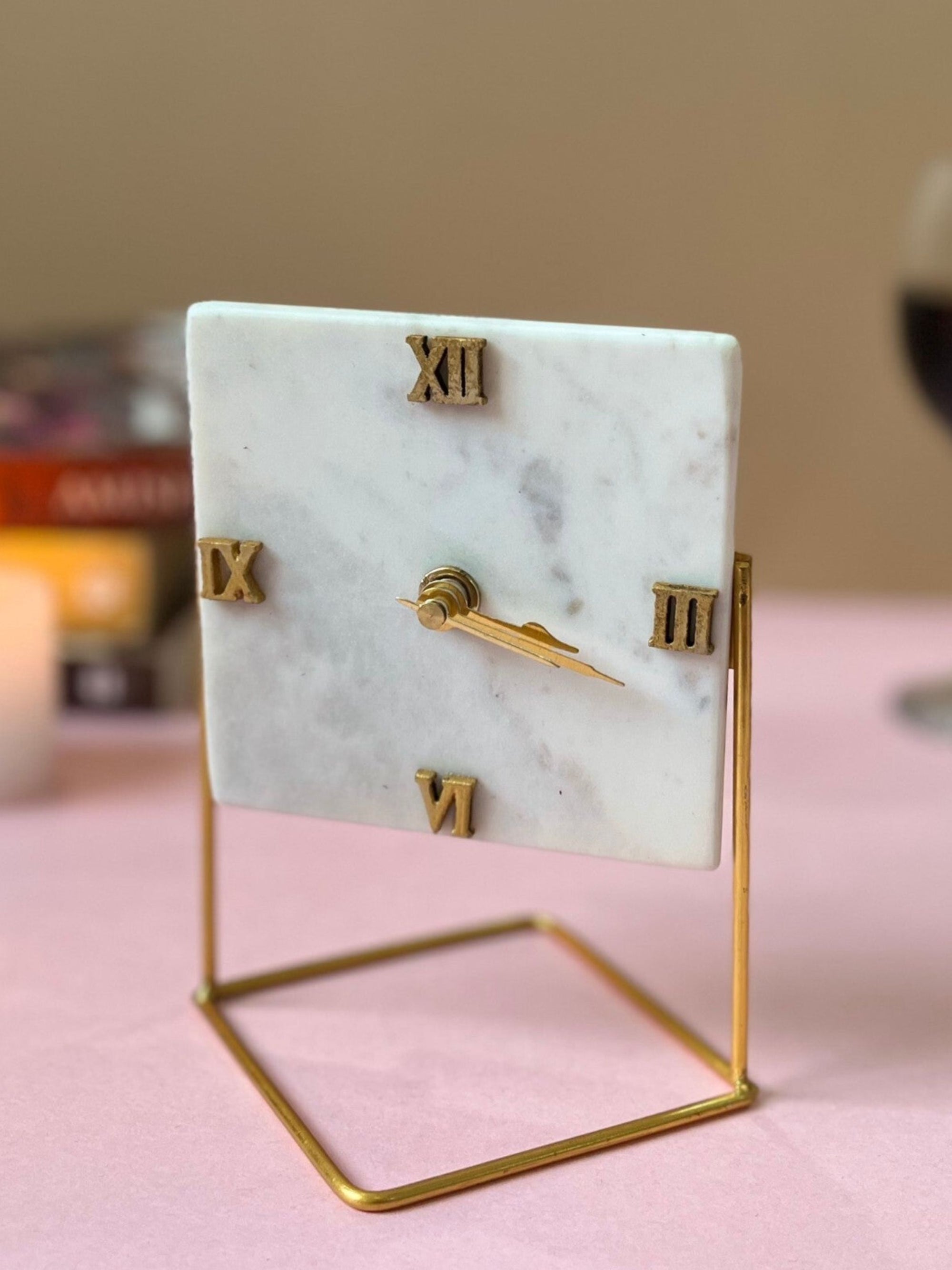 Marble Desktop Clock