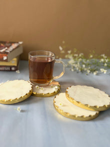 White Marble Coaster
