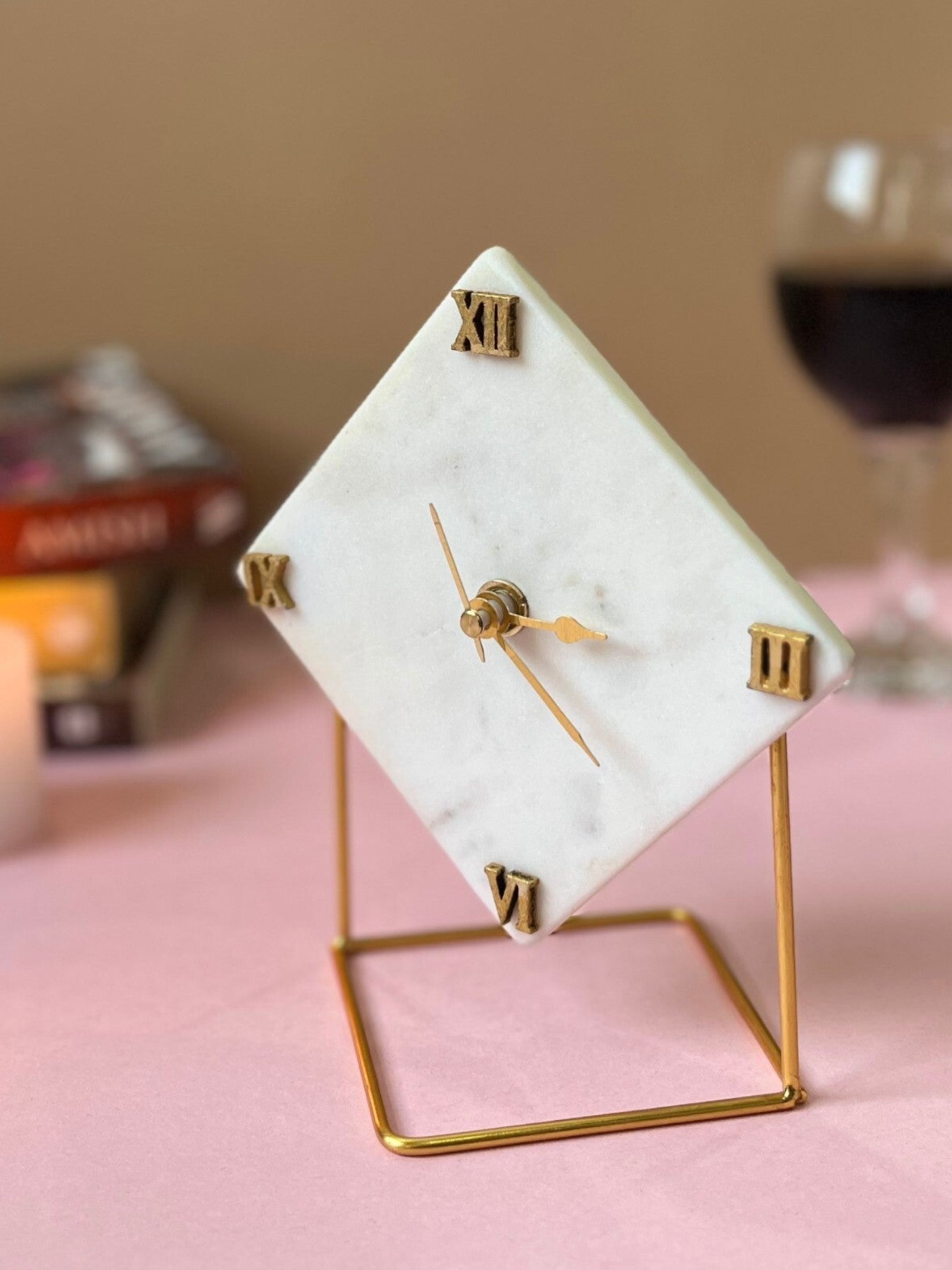 Marble Desktop Clock