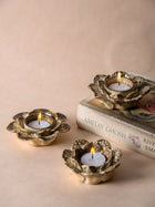 Festive Tea Light Holders Gift Box - Set of 3