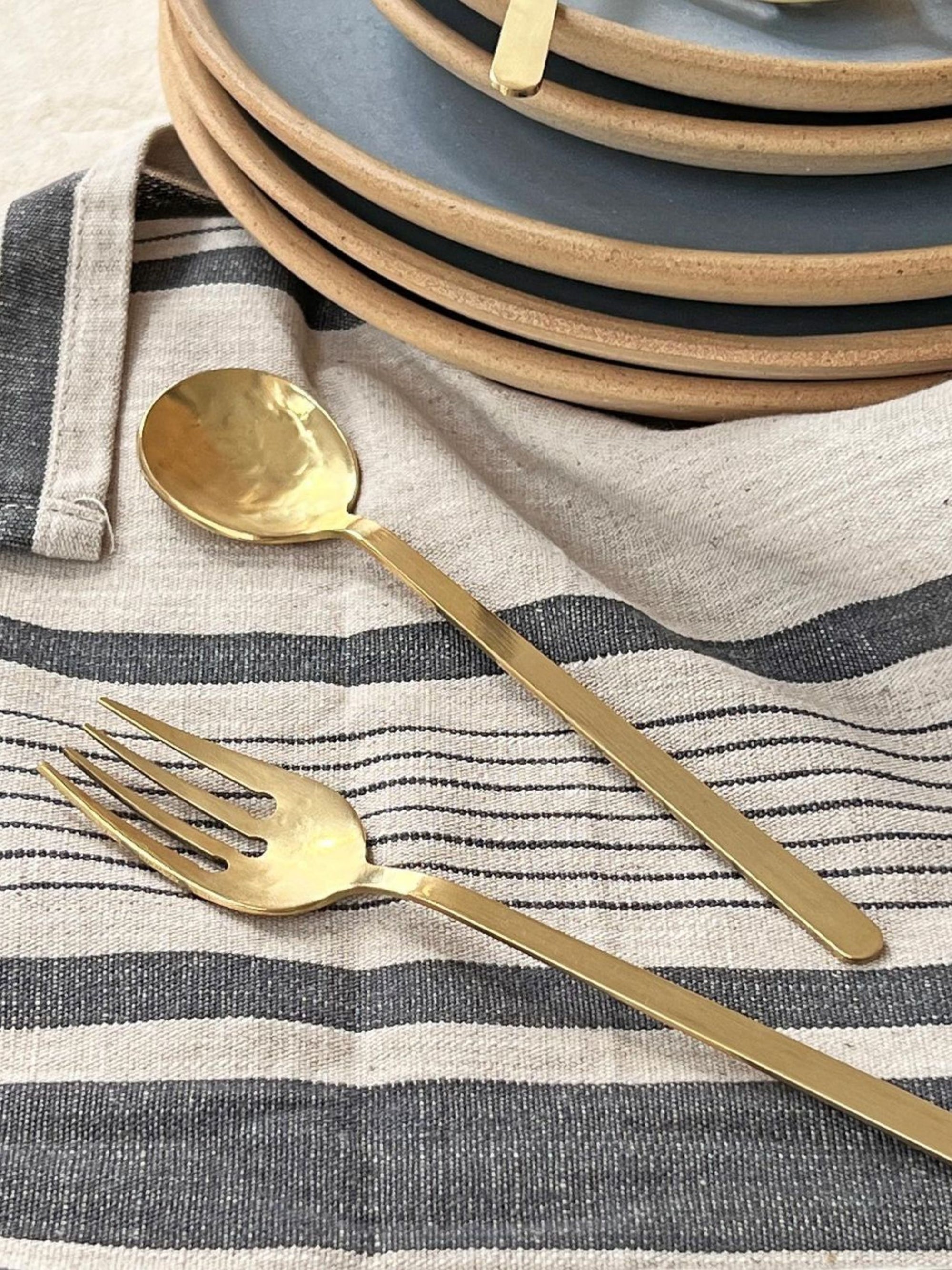 Pure Brass Cutlery Set